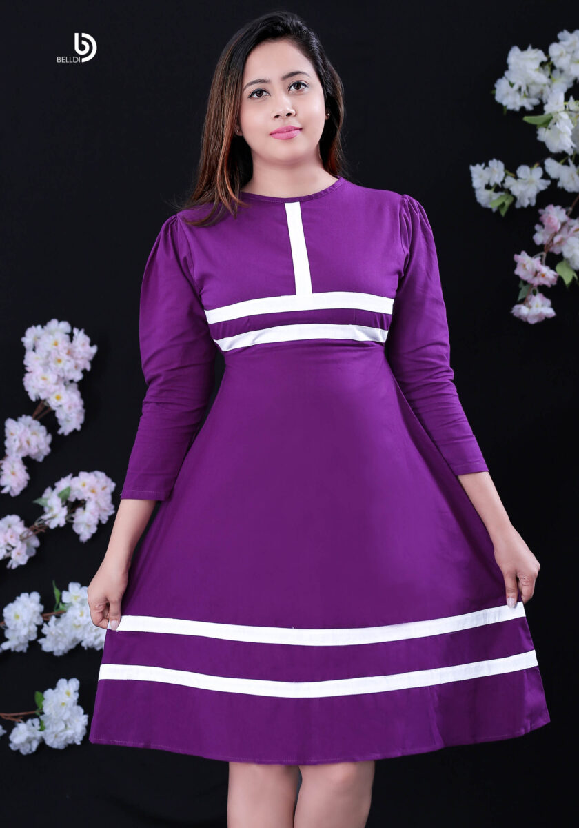 LONG SLEEVE SHORT DRESS