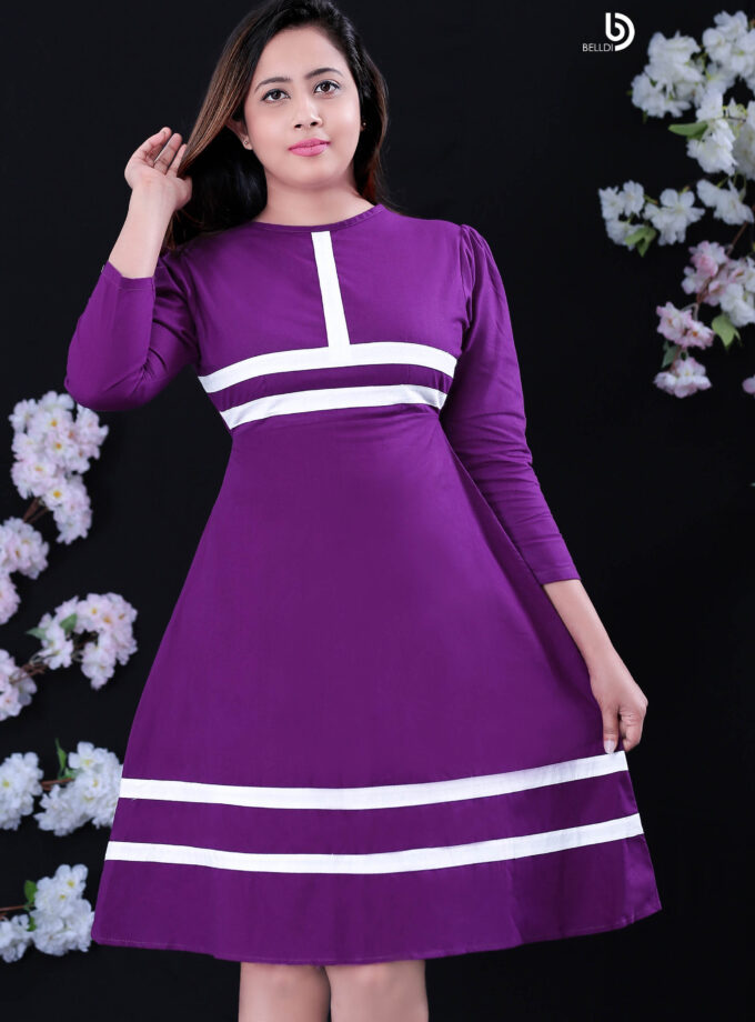 LONG SLEEVE SHORT DRESS