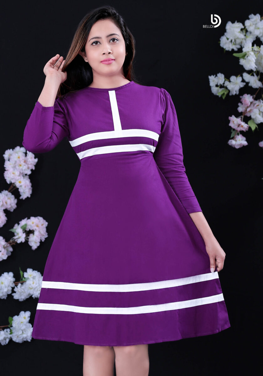 LONG SLEEVE SHORT DRESS - Image 2
