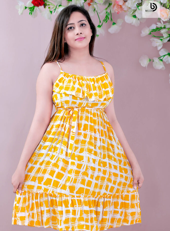 SPAGETTI STRAP SHORT DRESS