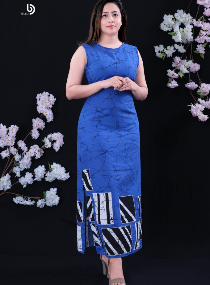 SLEEVELESS LONG DRESS
