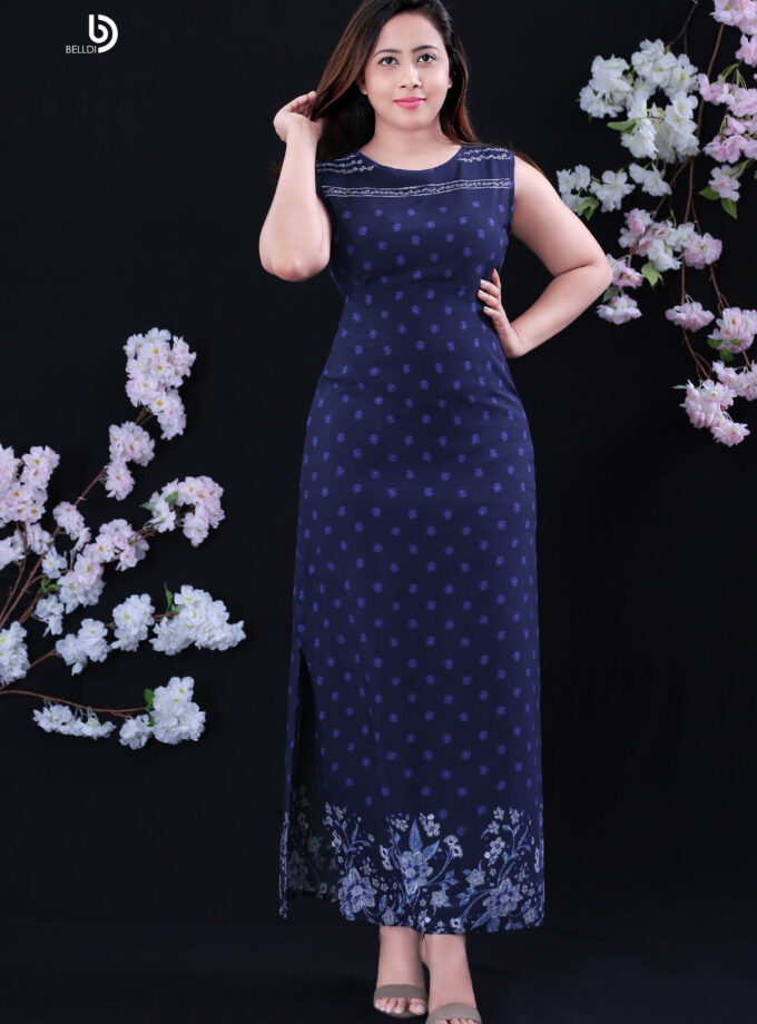 SLEEVELESS LONG DRESS