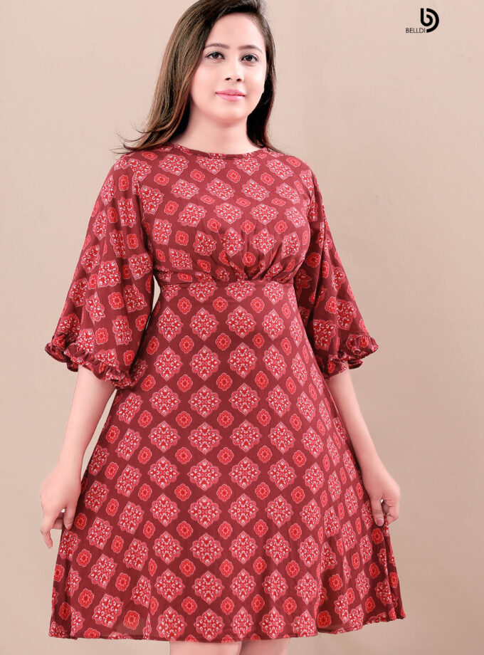 BELL SLEEVE SHORT FROCK