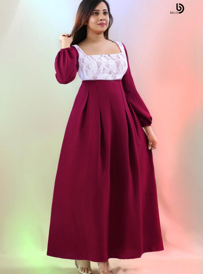 LONG SLEEVE LONG DRESS