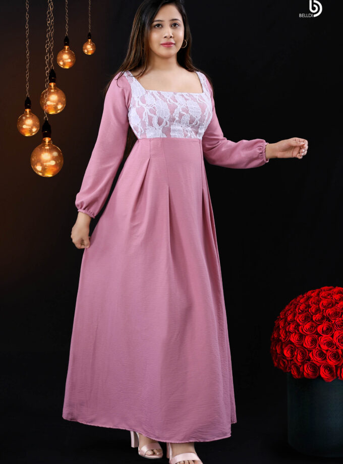 LONG SLEEVE LONG DRESS