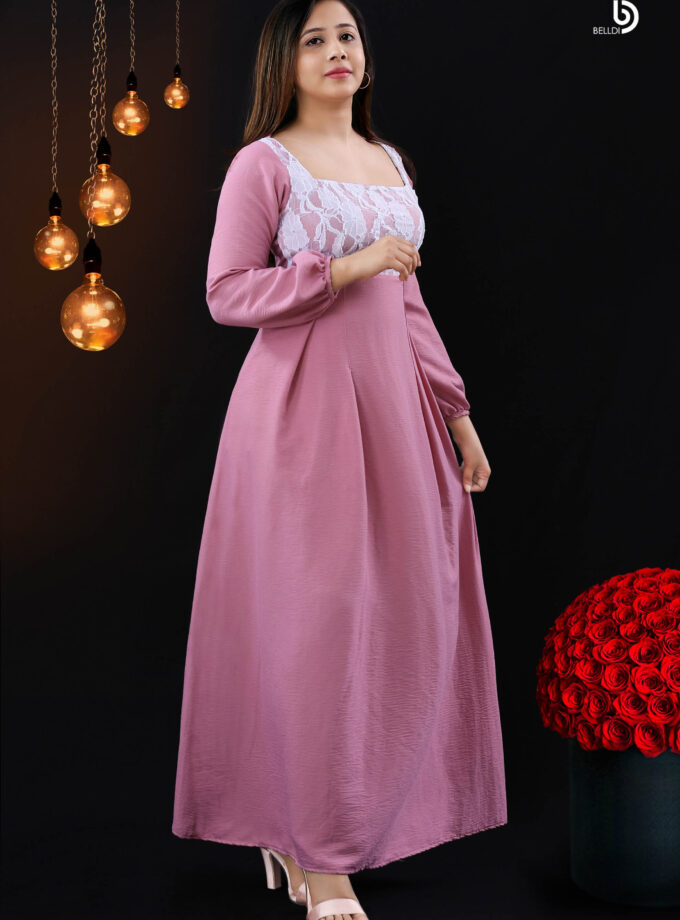 LONG SLEEVE LONG DRESS
