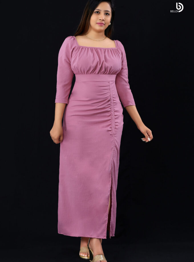 LONG SLEEVE LONG DRESS