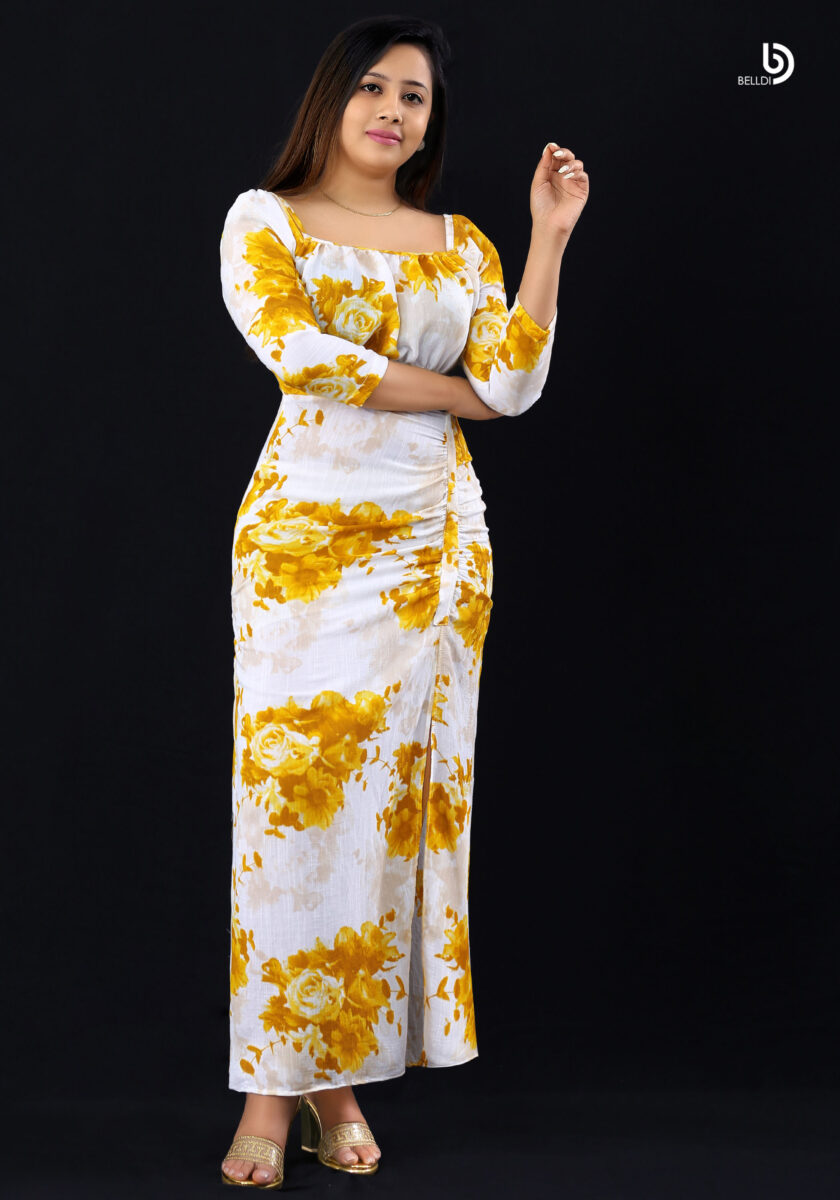 LONG SLEEVE LONG DRESS