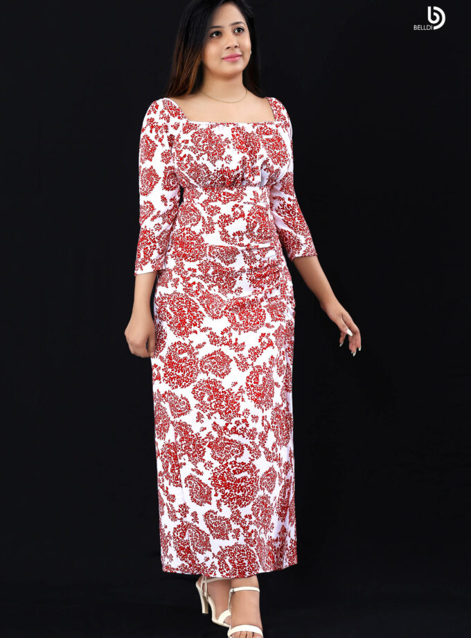 LONG SLEEVE LONG DRESS