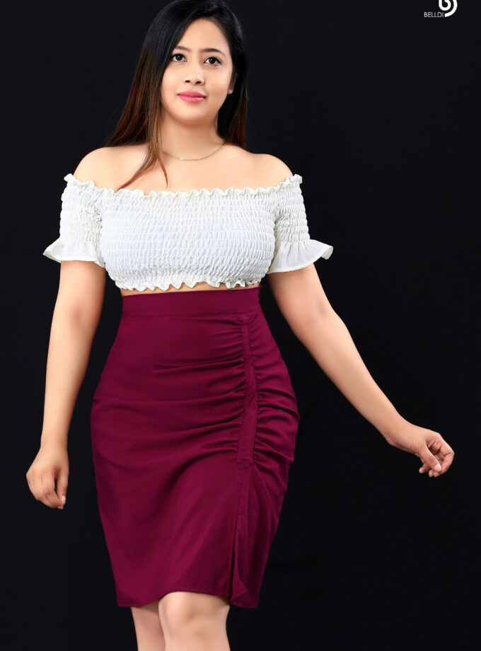HIGH WAIST SHORT SKIRT