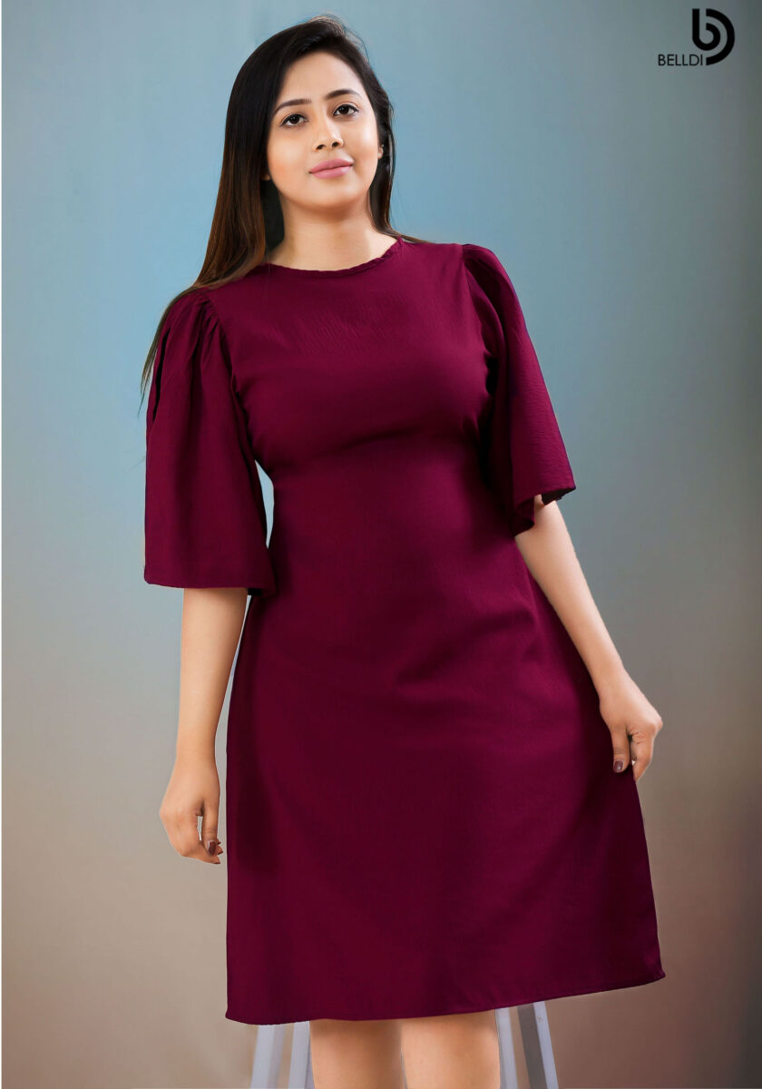 SHORT SLEEVE SHORT DRESS - Image 2