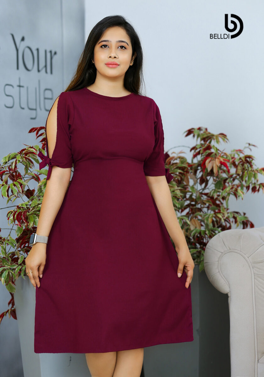 SHORT SLEEVE SHORT DRESS - Image 2