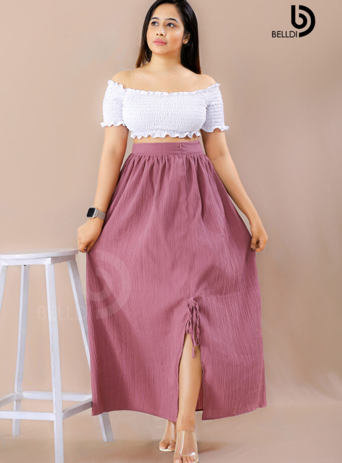 HIGH WAIST LONG SKIRT