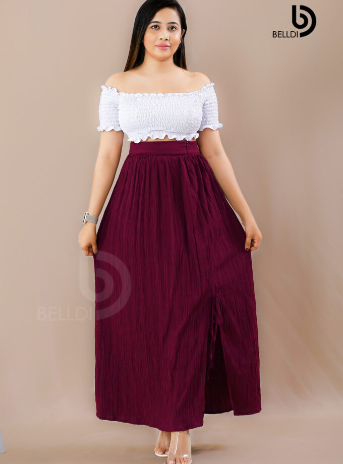 HIGH WAIST LONG SKIRT
