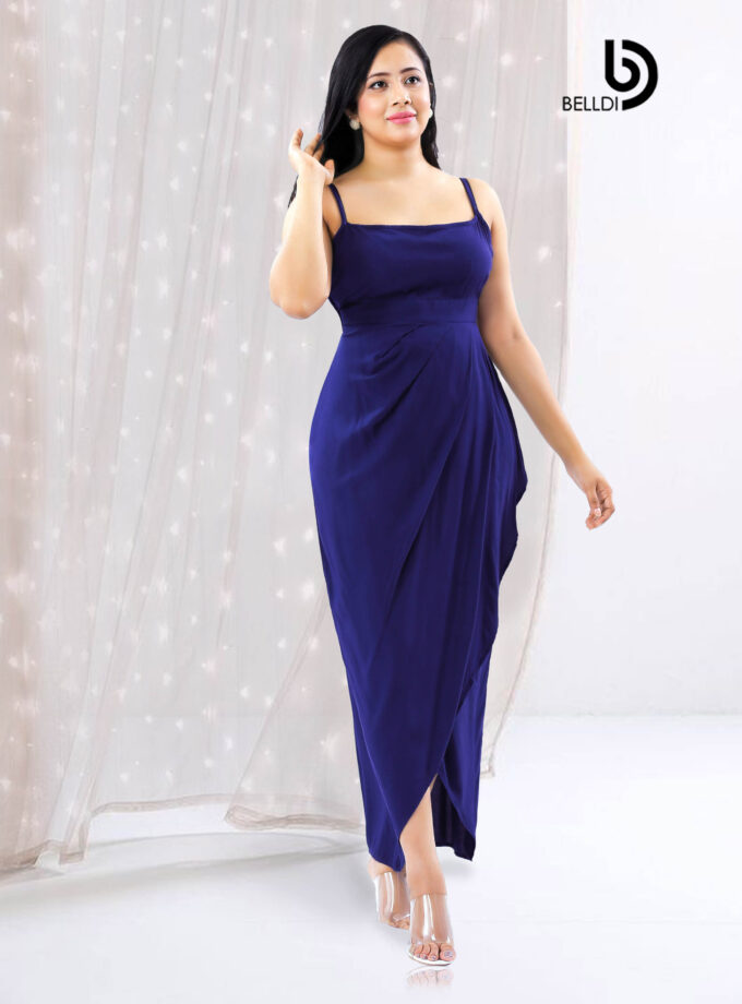 SPAGHETTI STRAP TULIP DRESS