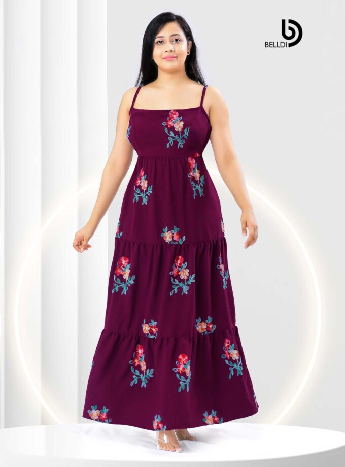 SQUARE NECK SPAGHETTI STRAPS FLORAL LONG DRESS