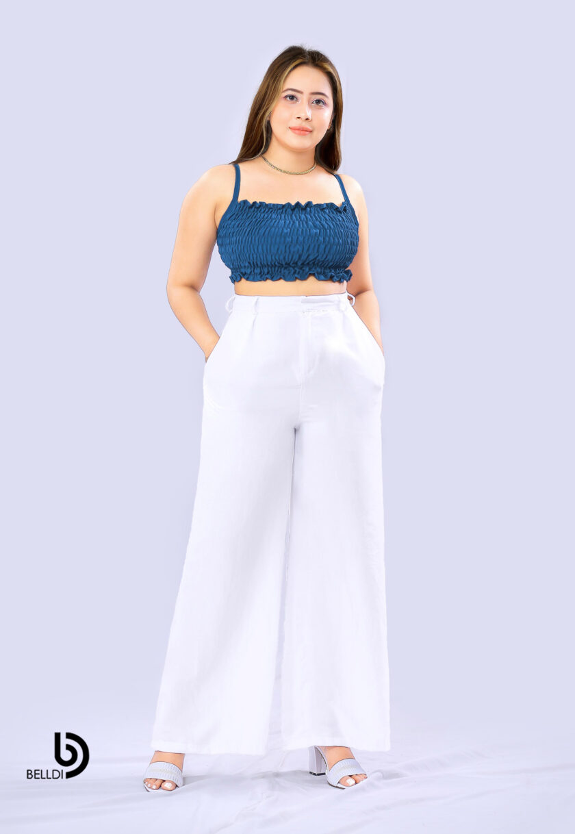 SPAGHETTI STRAP SMOCKED TOP - Image 2