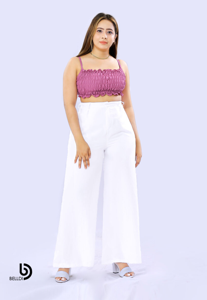 SPAGHETTI STRAP SMOCKED TOP - Image 2