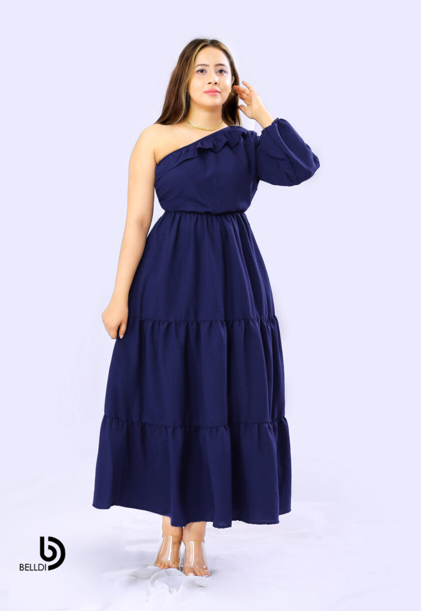 ONE SHOULDER  LONG DRESS