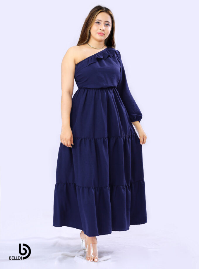 ONE SHOULDER LONG DRESS
