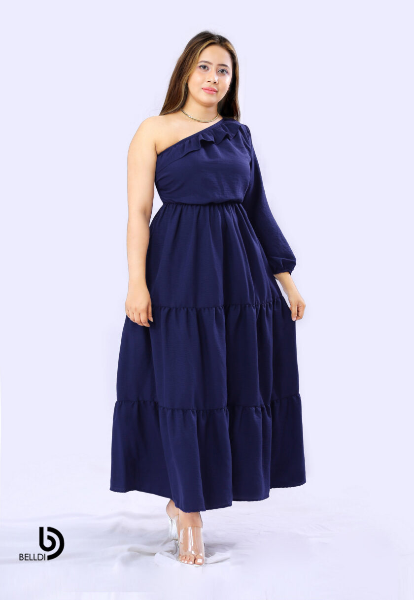 ONE SHOULDER  LONG DRESS - Image 2