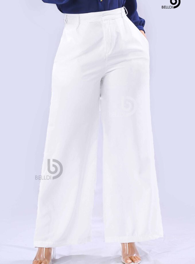 HIGH WAIST WHITE PANT