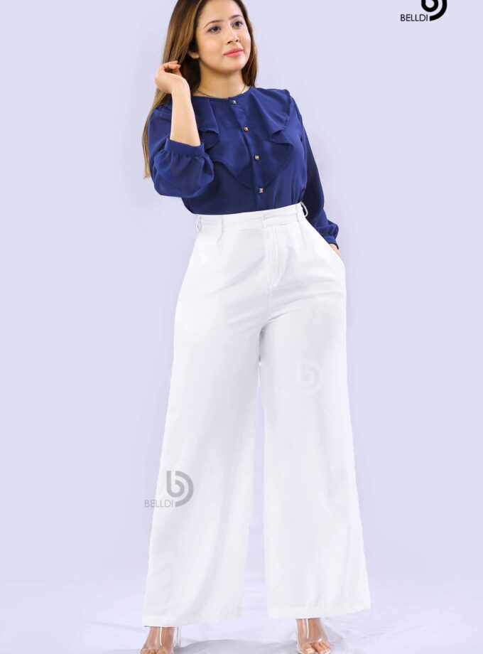 HIGH WAIST WHITE PANT