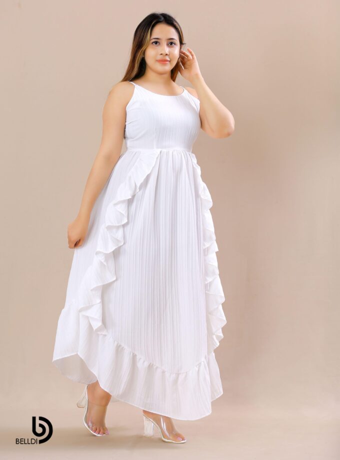 SPAGHETTI STRAPS LONG DRESS