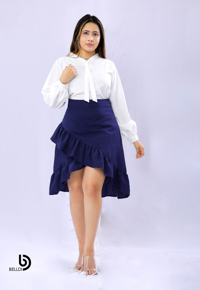 CUFF SLEEVE WHITE TOP - Image 2