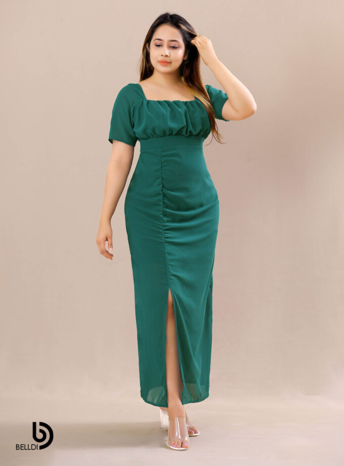 LONG SLEEVE LONG FROCK