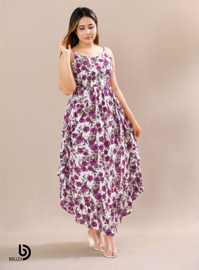 SPAGHETTI STRAPS LONG DRESS