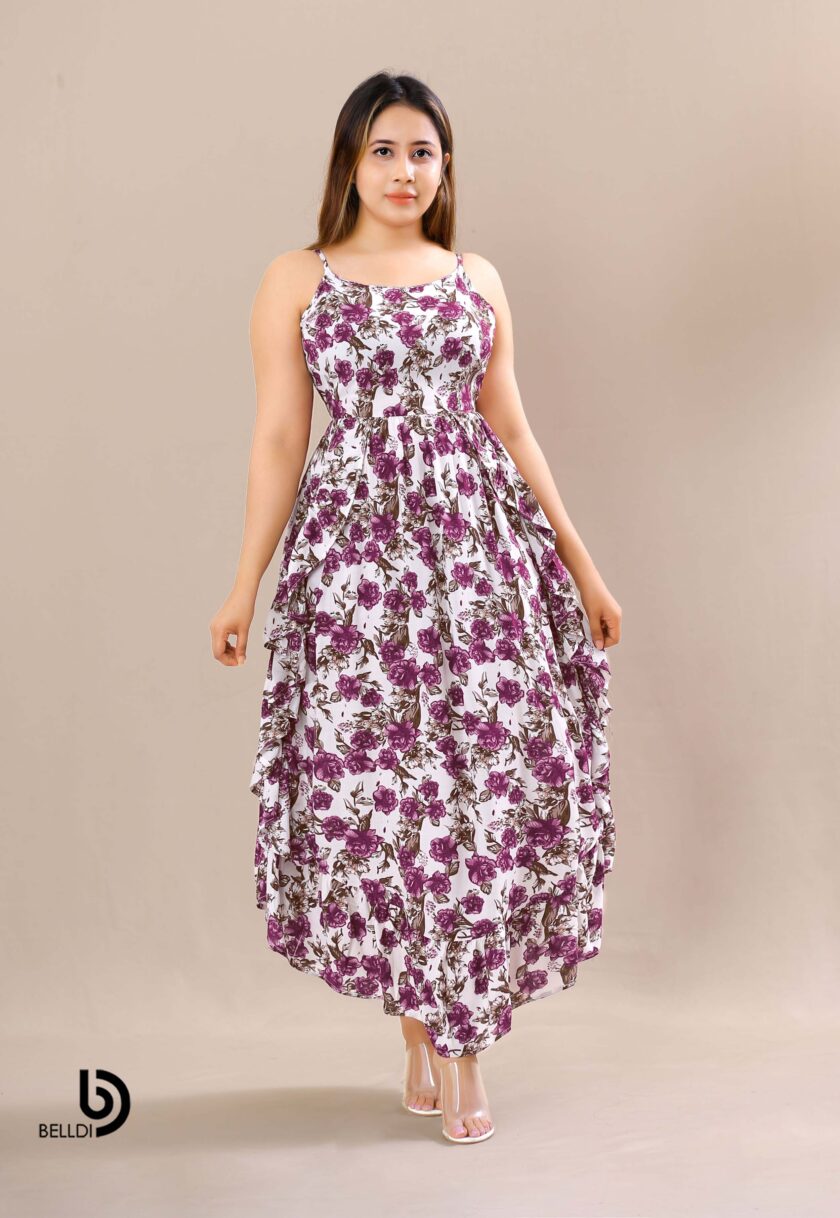 SPAGHETTI STRAPS LONG DRESS - Image 3