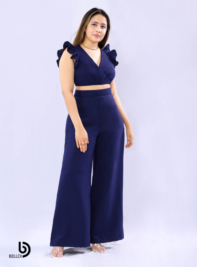 HIGH WAIST PANT - BLUE