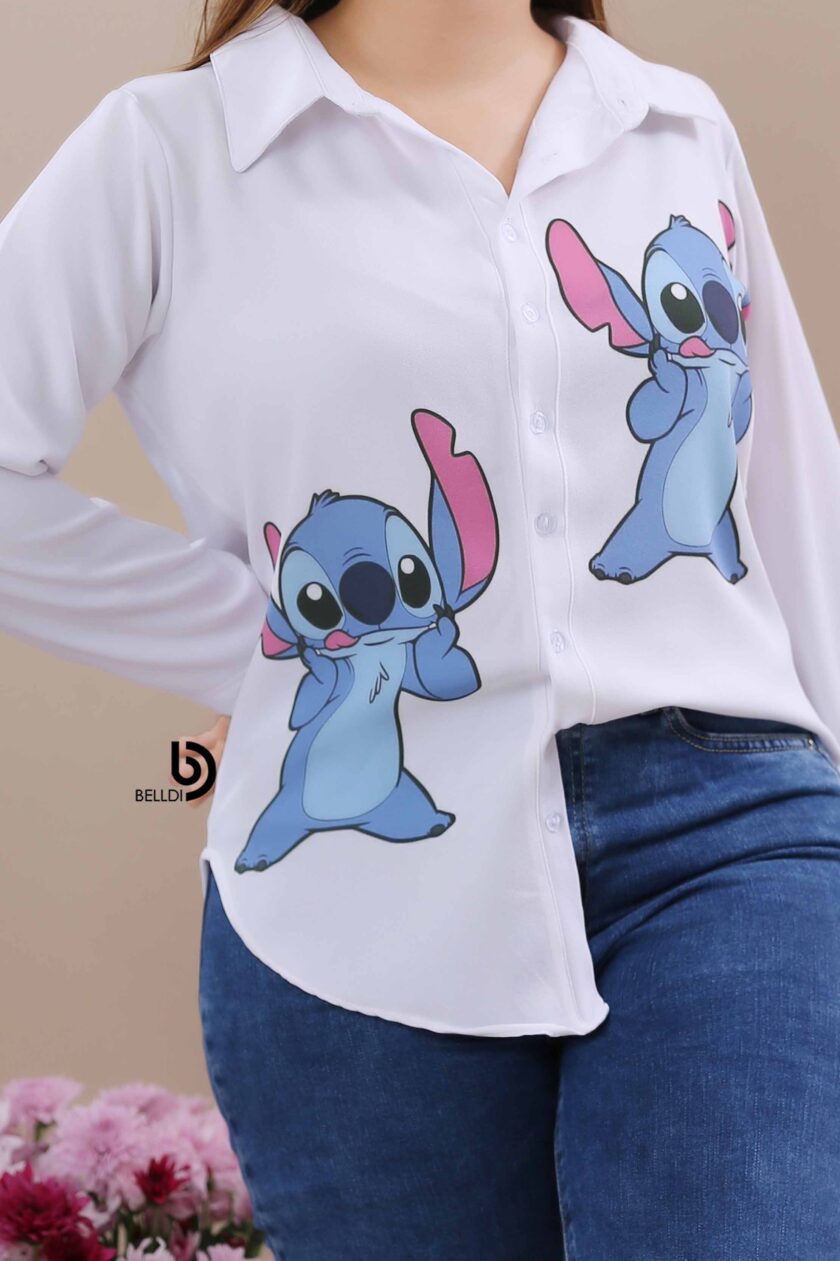 PRINTED LONG SLEEVE BLOUSE - Image 2
