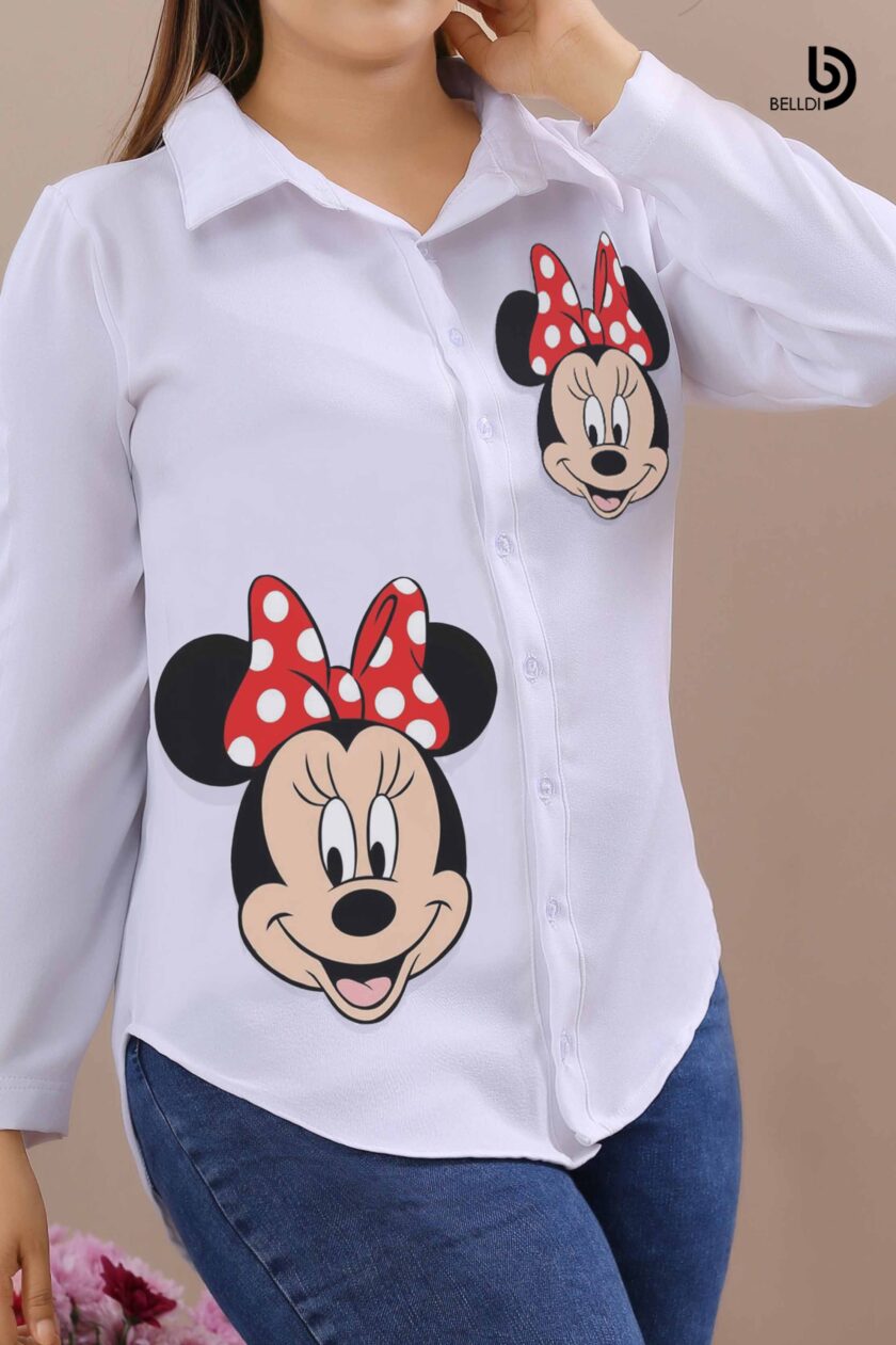 PRINTED LONG SLEEVE BLOUSE - Image 2