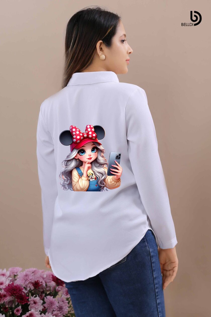 PRINTED LONG SLEEVE BLOUSE - Image 2