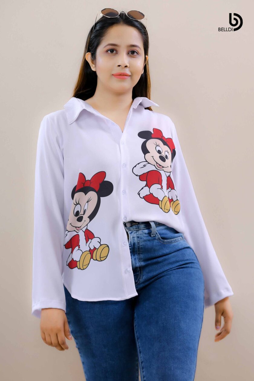 PRINTED LONG SLEEVE BLOUSE - Image 2