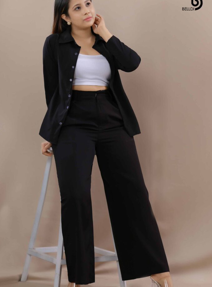 HIGH WAIST BLACK PANT