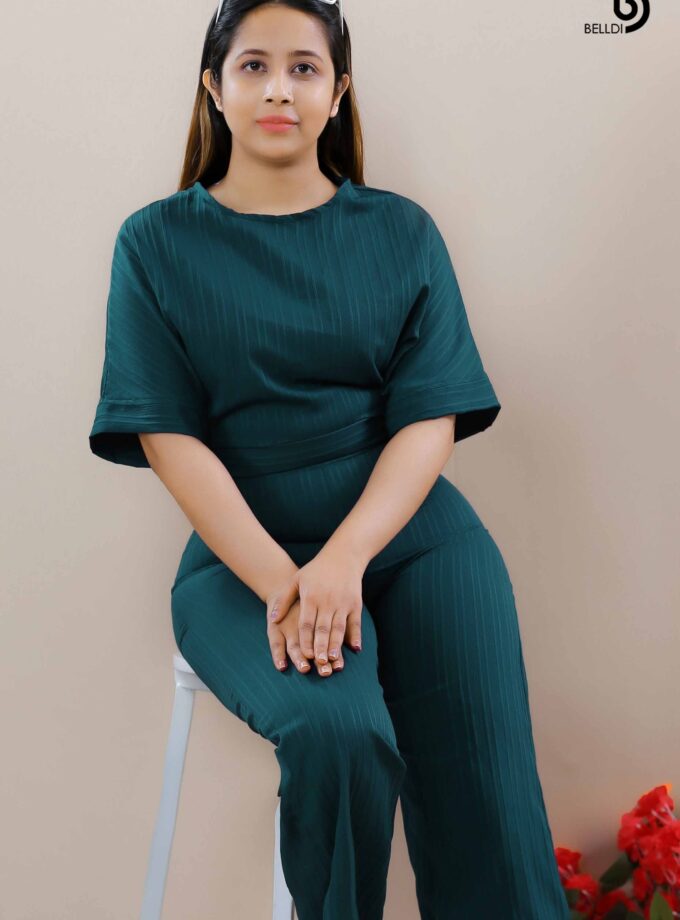 BATWING SLEEVE JUMPSUIT