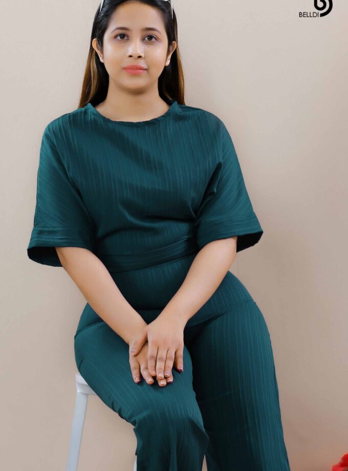 BATWING SLEEVE JUMPSUIT