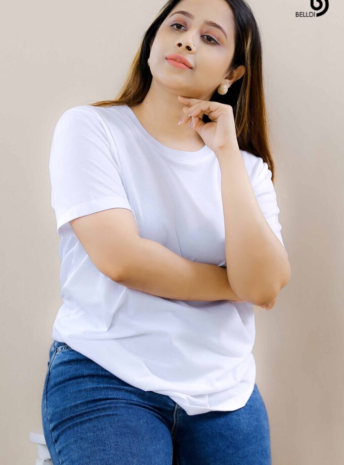 SHORT SLEEVE WHITE T SHIRT