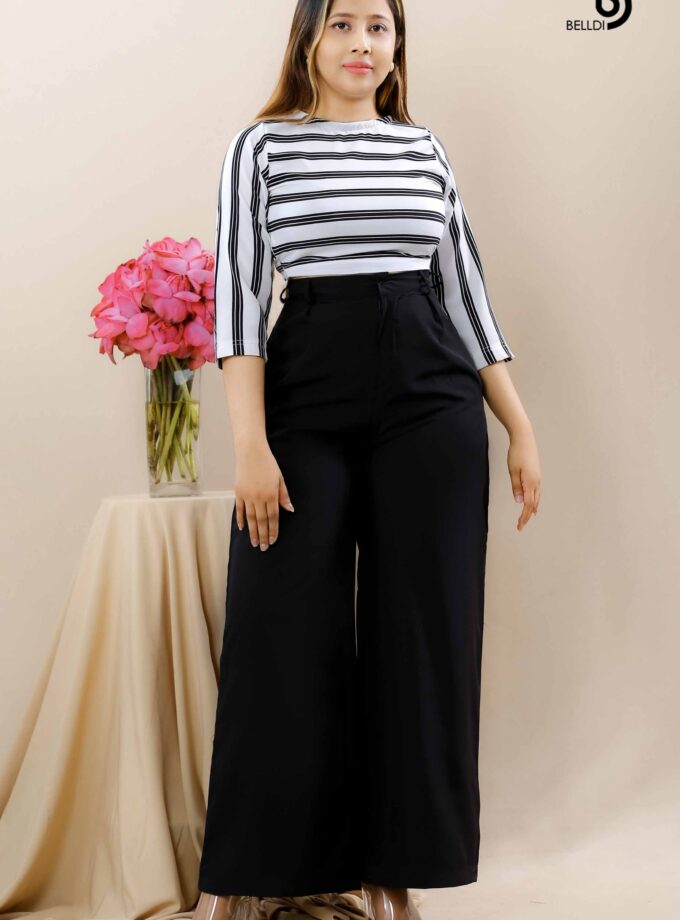 HIGH WAIST BLACK PANT