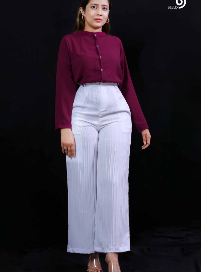 HIGH WAIST WHITE PANT