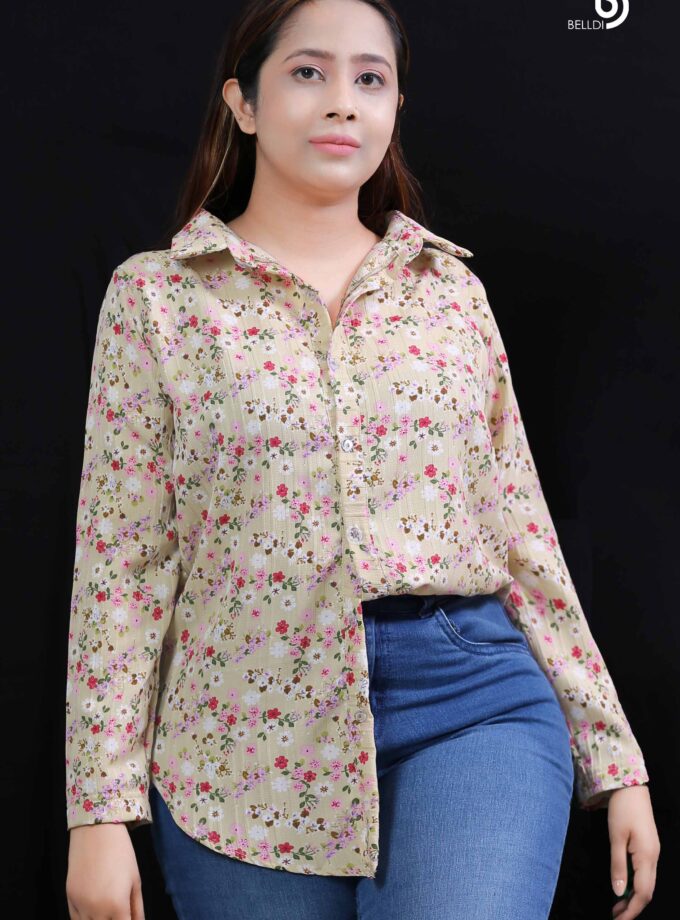 FLORAL LONG SLEEVE BLOUSE
