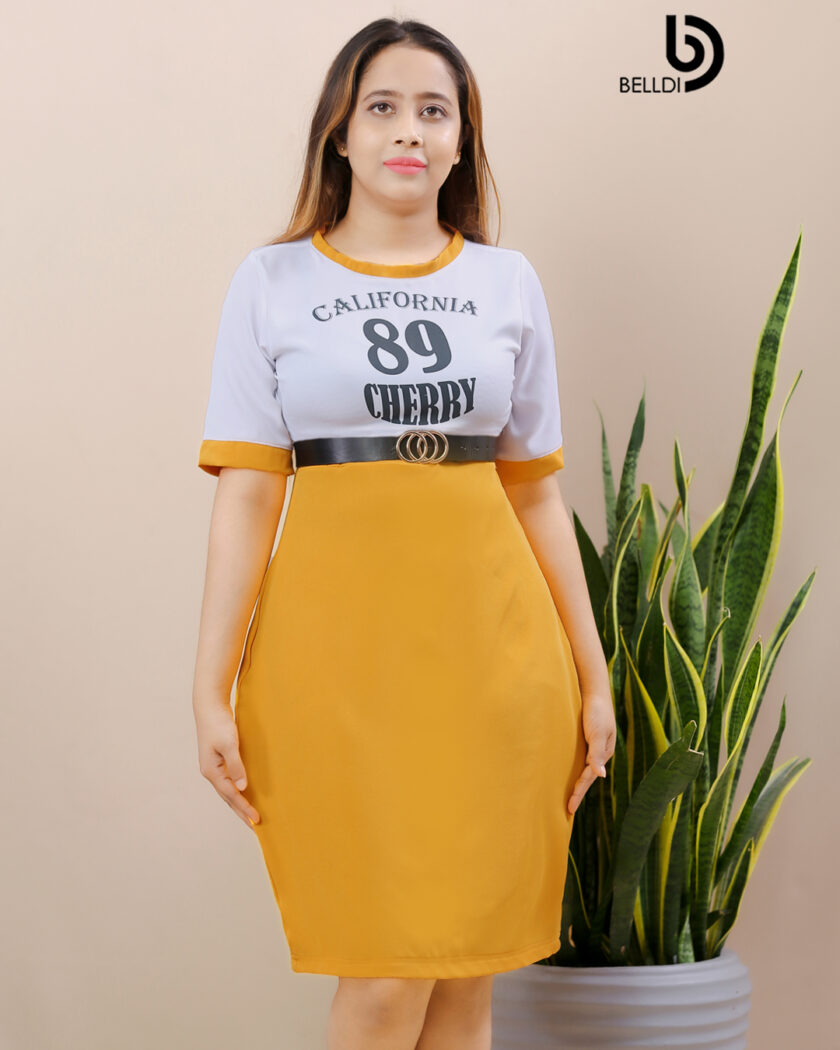 CALIFORNIA SHORT SLEEVE DRESS