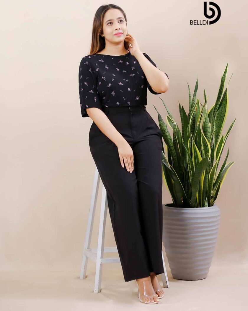 SHORT SLEEVE CROP TOP - Image 3