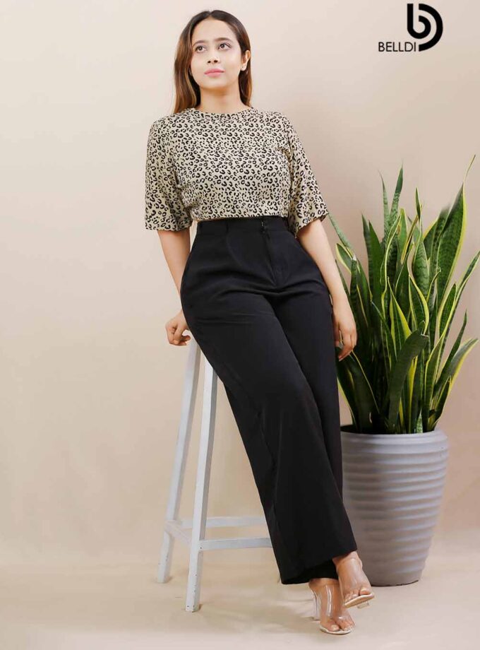HIGH WAIST BLACK PANT
