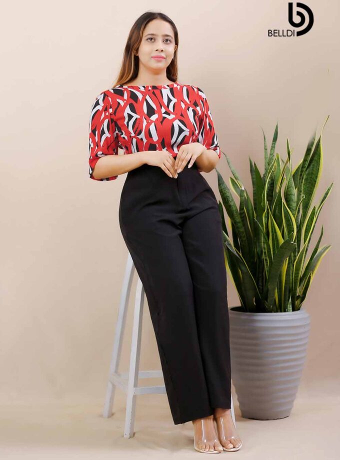 SHORT SLEEVE CROP TOP