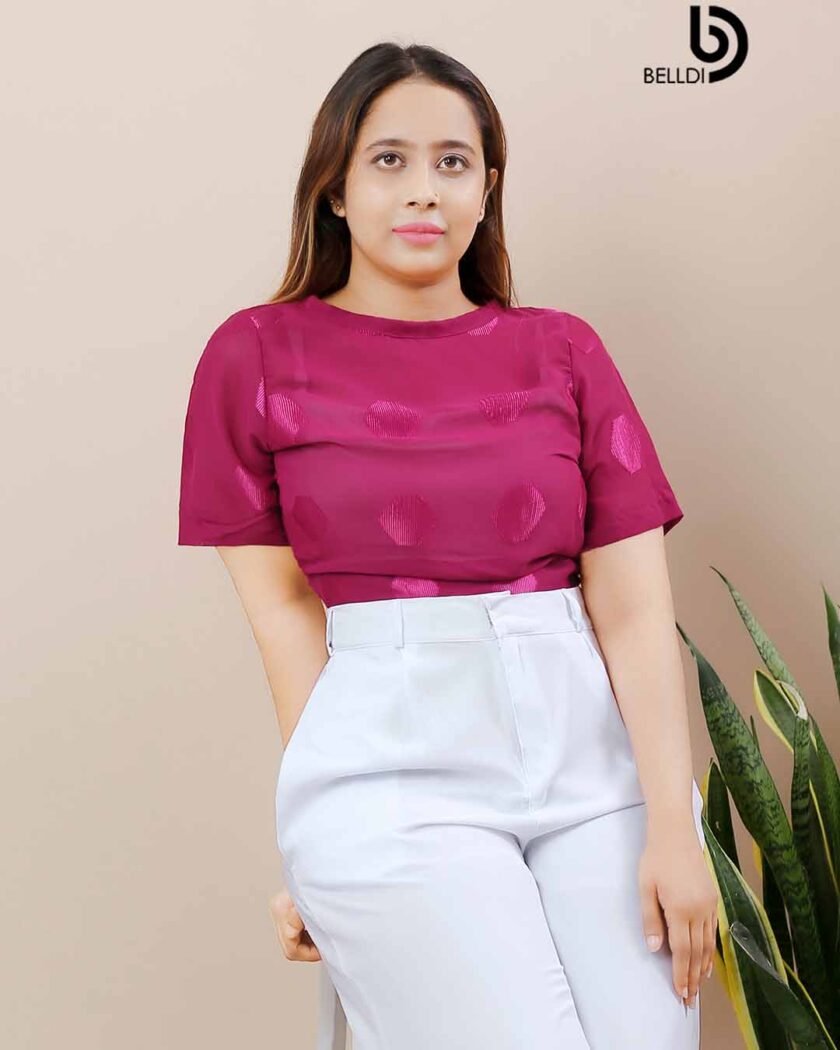 SHORT SLEEVE CROP TOP