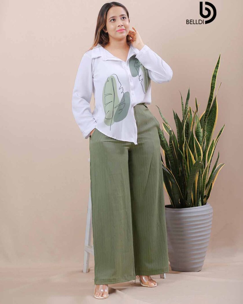 PRINTED LONG SLEEVE BLOUSE - Image 2